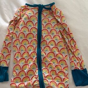 Little Sleepies Rainbow with Blue trim